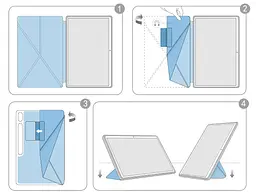 Чохол Primolux Transformer для планшета Samsung Galaxy Tab S8 Ultra 14.6" (SM-X900 / SM-X906) Grey - мініатюра 6