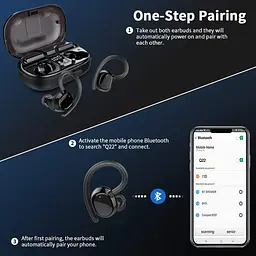 Бездротові навушники LYCHL Q22 Bluetooth 5.0 з ANC та зарядним кейсом - мініатюра 6