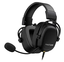 Ігрові навушники з мікрофоном Hator HTA940B Hypergang 2 USB 7.1 Black - мініатюра 2