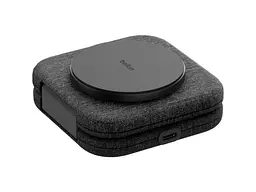 Бездротовий зарядний пристрій Belkin BoostCharge Pro 2in1 Qi2 Black (WIZ026VFBK)