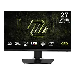 Монітор MSI 27" MAG 272QPF-E20 QHD IPS 200Hz (9S6-3CF7CA-001) U1