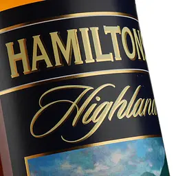 Віскі Hamiltons Highland Single Malt Scotch Whisky, 40%, 0,7 л, в тубусі - мініатюра 5
