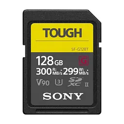 Карта пам'яті Sony 128GB SDXC class10 UHS-II U3 V90 Tough (SFG1TG)