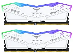 Пам'ять для настільних комп'ютерів Team 32 GB (2x16GB) DDR5 6000 MHz T-Force Delta RGB White (FF4D532G6000HC38ADC01)