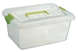 Універсальна ємність з кришкою, ручкою та клямками Ucsan Plastik 240х340х155 мм kuh0009837