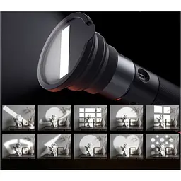 Ліхтар проєкційний SIDANDE L5KS10 10W + Gobo 10шт [168615] - мініатюра 3