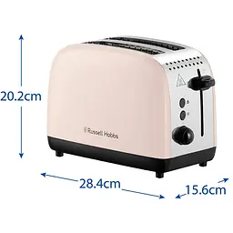 Тостер  Russell Hobbs Colours Plus 2S Jasmine 1670 Вт (26930-56) - мініатюра 7