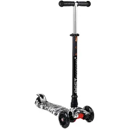 Самокат Maxi Best Scooter 60х14.5х28 см Чорно-білий 000231471 - мініатюра 1