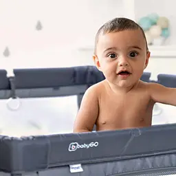 Манеж BabyGO Playpark з 48 кульками синій - мініатюра 4
