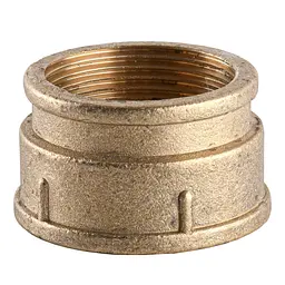 Муфта редукційна латунна 1 1/2″ВР х 1 1/4″ВР ливарна 307-1Б 000012379