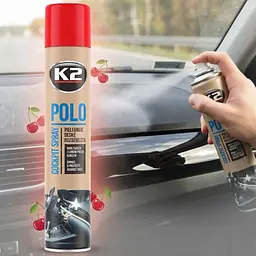 Поліроль торпеди спрей K2 Polo Cherry (Вишня) 750 мл (K20139)