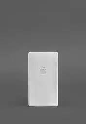 Шкіряний чохол для iPhone 13 Білий