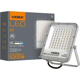 Світлодіодний прожектор Videx Premium F2 50W 5000K (VL-F2-505G) [144845] - мініатюра 6
