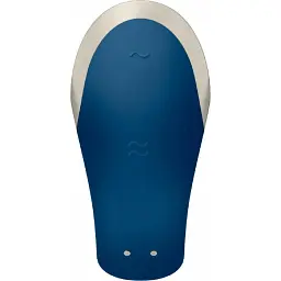 Смарт-вібратор для пар Satisfyer Double Love Luxury Partner Vibrator Blue (SO4929) [104614] - мініатюра 3