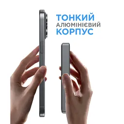 Батарея універсальна Sigma X-power SI10A7QL-MAG grey 10000mAh, Magnetic wireless 15W, PD+QC, 20W max (4827798955116) - мініатюра 6