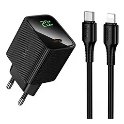 Зарядний пристрій від мережі HOCO CS82A PD20W 1xType-C + кабель Type-C to Lightning
