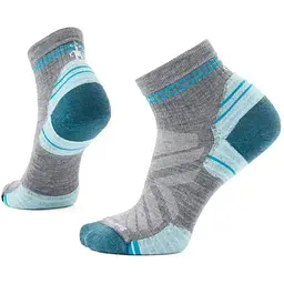 Шкарпетки Smartwool Women's Hike Targeted Cushion Ankle Grey/Blue M Smart Wool (1033-SW SW002497.052-M)