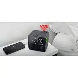 Радіо-годинник Muse M-189 P з USB та проекцією (M-189 P) - мініатюра 6