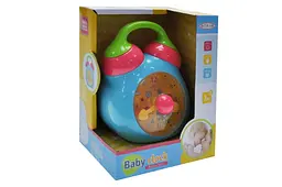 Розвиваюча брязкальце 2-в-1 Годинники Baby clock Mei Le Bao TG8413 в коробці р.16x9, 5x12 см