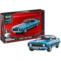 Збірна модель Revell Автомобіль Chevy Camaro Yenko 1969 з фільму Форсаж рівень 5 масштаб 1:25, 92 деталі (RVL-07694) - мініатюра 2