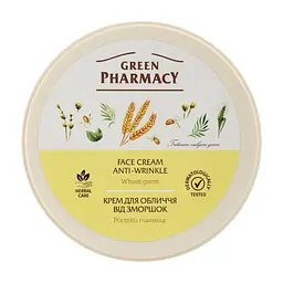 Крем для обличчя Green Pharmacy Від зморшок Паростки пшениці 200 мл (4823015907678)