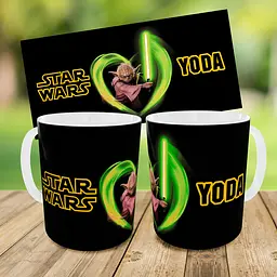 Набір дитячий Yoda Star Wars рюкзак 36х27см сумка-бананка, кружка з принтом для хлопчика (01654) - мініатюра 9