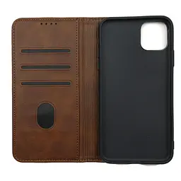 Чохол-книжка Premium Iphone 11 Pro Max Dark Brown - мініатюра 2