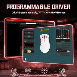 Мышь Attack Shark V3 Wireless (AS-6972792472607-W) White (G-000004412) - миниатюра 3
