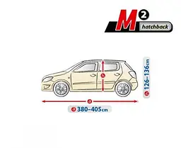 Тент автомобільний для Хечбека / Універсалу Kegel-Blazusiak M2 405x136 см Optimal Garage (5-4314-241-2092) - мініатюра 3