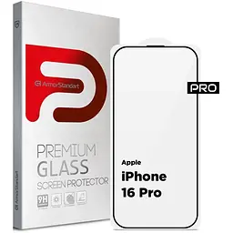 Скло захисне Armorstandart Pro Apple iPhone 16 Pro with mesh (ARM87027)