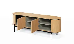 Тумба ТВ 2д Lenart Rotto RT-05 1680x460x570 дуб вінченца/евкаліпт - мініатюра 2
