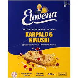 Галета Elovena з вівса з журавлиною та карамеллю 300 г - мініатюра 2