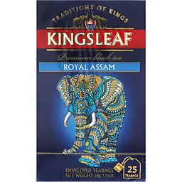 Чай черный Kingsleaf Royal assam 50 г (25 шт. х 2 г) (843106)