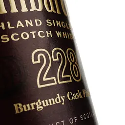 Віскі Tullibardine Burgundy Finish 228 Single Malt Scotch Whisky 43% 0.7 л - мініатюра 4