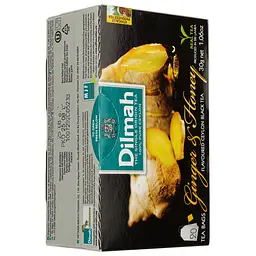 Чай чорний Dilmah Ginger&Honey 30 г (20 шт. х 1.5 г) (896865) - мініатюра 3