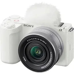 Бездзеркальний фотоапарат Sony ZV-E10 II Kit 16-50mm f3.5-5.6 OSS II White (ZVE10M2KW.CEC) [115277] - мініатюра 2