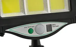 Вуличний ліхтар настіний із пультом Solar Light 6COB на сонячних батареях з датчиком руху - мініатюра 4