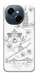 TPU чехол Demsky Kyiv spirit для TECNO Spark Go 1