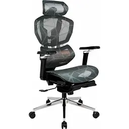Геймерське крісло GT Racer X-7002 Massage Black/Black/Green [174672] - мініатюра 2