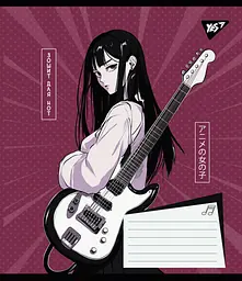 Нотний зошит Yes А5/12 Anime moon music упаковка 25 шт. (767435) - мініатюра 5