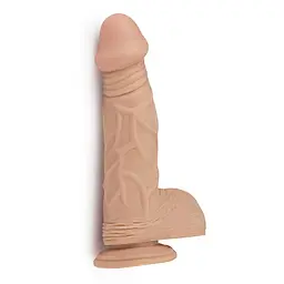 Вібратор Lovetoy Real Extreme 9" 23 см тілесний - мініатюра 2
