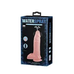 Реалістичний вібратор Baile Water Spray 19.3 см тілесний - мініатюра 7