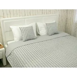Набір покривало 212х240 + 2 подушки 40х40 "Grey Braid" (К_993.52У_Grey Braid)