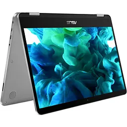 Ноутбук Asus VivoBook Flip TP401 14" FHD Touch 4/128GB N5030 Slate Grey (OB) (J401MA-ES21T) - мініатюра 2