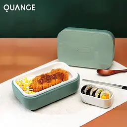 Ланчбокс з підігрівом Quange Electric Lunch Box DFH-100 Green Bamboo (3176510) - мініатюра 4
