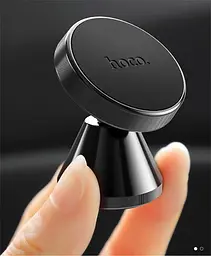 Автотримач Hoco CA46 Metal Magnetic in-car Holder for Dashboard Black [73711] - мініатюра 3