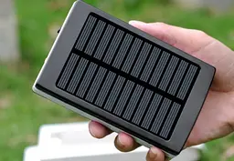 Мобільна зарядка Power Bank Metal + LED Solar 90000 mAh - мініатюра 6