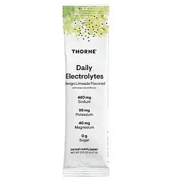Електроліти Thorne Daily Electrolytes смак манго-лаймового лимонаду 30 стиків - мініатюра 2