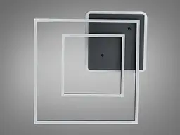 Стельова LED-люстра Diasha 2550BK LED 3color dimmer — чорна, 84 Вт, 55×55 см - мініатюра 5
