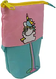 Пенал-органайзер Pop-up Pencil Case Stephen Joseph 17(10)x12x6 см поліестер рожевий з салатовим - мініатюра 3